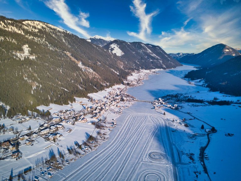 Der Weissensee von oben Der Weissensee von oben