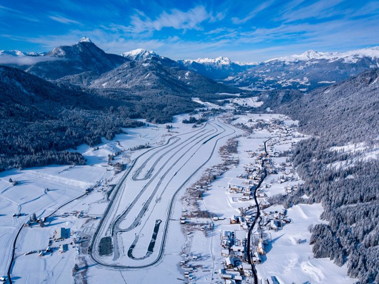 Der Weissensee von oben Der Weissensee von oben