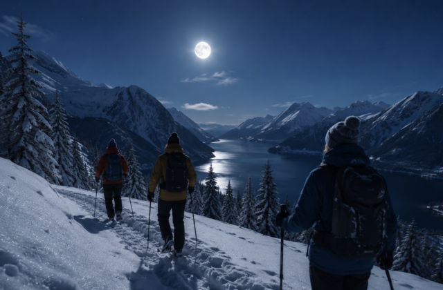 Mondscheinwanderung im Winter: Tipps und beste Routen