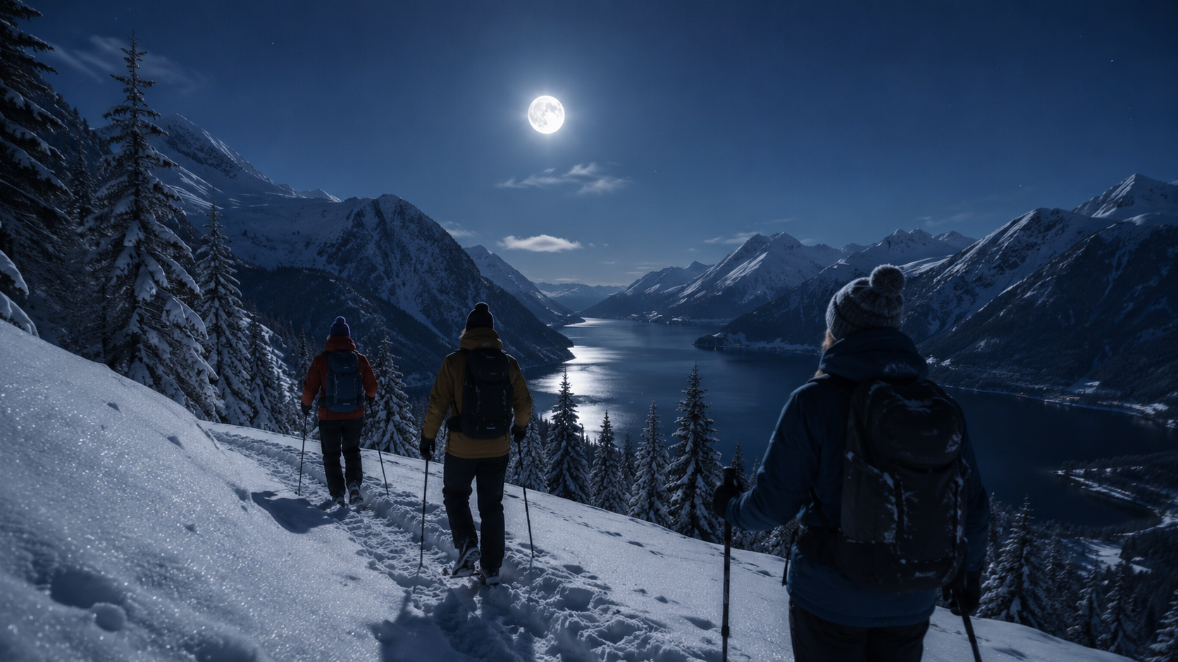 Mondscheinwanderung im Winter: Tipps und beste Routen