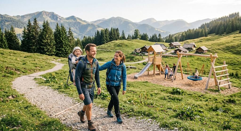 Wandern mit Baby im Tragerucksack: Tipps und Empfehlungen
