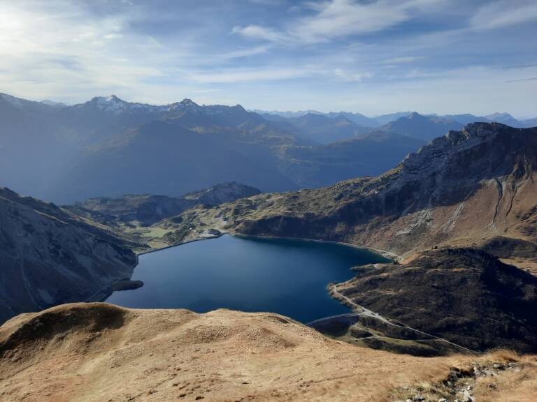 Blick auf den Spullersee