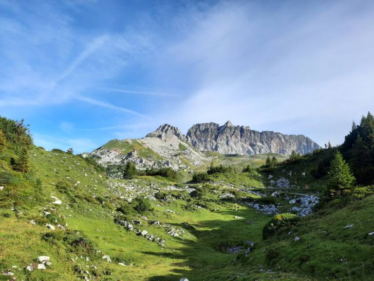 Blick Richtung Rote Wand