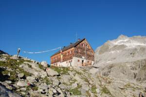 Barmer Hütte, 2610 m Seehöhe, Rieserfernergruppe