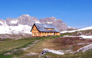 Göppinger Hütte, 2245 m Seehöhe, Lechquellengebirge