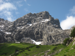 Kaufbeurer Haus, 2005 m Seehöhe, Hornbachkette