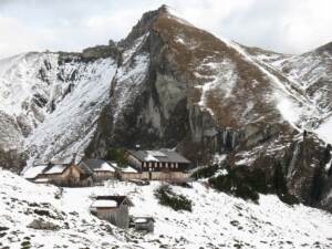 Landsberger Hütte, 1805 m Seehöhe, Vilsalpseeberge