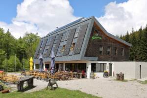 Naturfreundehaus Knofeleben, 1250 m Seehöhe, Gahns