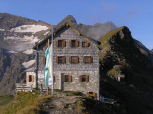 Niedersachsenhaus, 2471 m Seehöhe, Goldberggruppe
