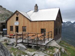 Rauhekopfhütte, 2731 m Seehöhe, Ötztaler Alpen