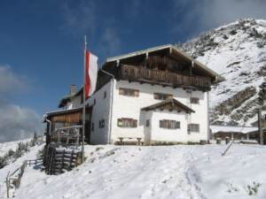 Tölzer Hütte, 1825 m Seehöhe, Vorkarwendel