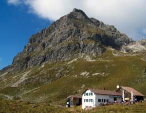Widdersteinhütte, 2009 m Seehöhe, Südöstliche Walsertaler Berge